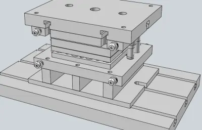 圆盖板模具设计
