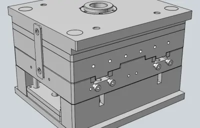 收纳柜后板模具设计