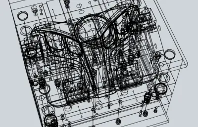 玩具车灯具模具设计