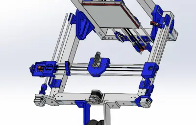 3D打印机stp模型