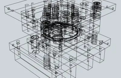 五金盖子模具设计
