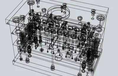 家具拉手模具设计