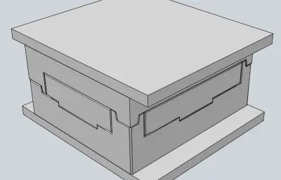 充电机底板模具设计
