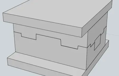 机床内部机构件模具设计