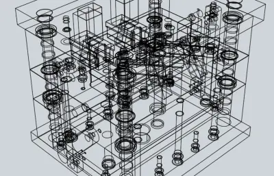 家具堵头模具设计
