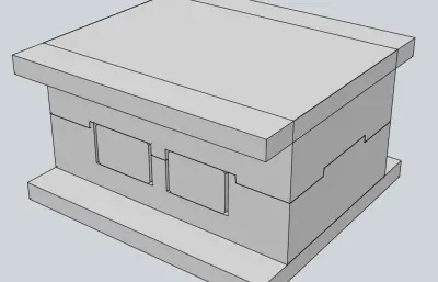 玩具机器人机构件模具设计
