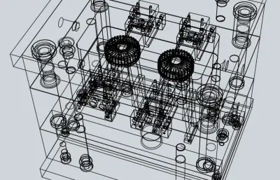 油桶盖子模具设计