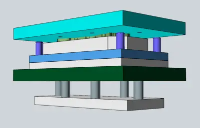家具扶手覆盖件模具设计