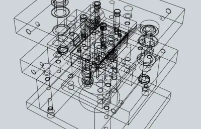 机床电池盖板模具设计