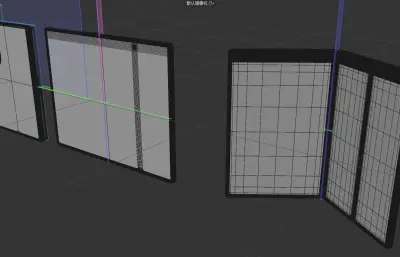 三星Galaxy Z Fold 8宽折叠手机c4d,keyshot模型
