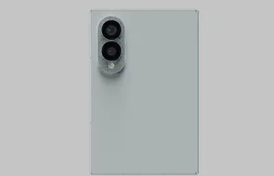 三星Galaxy Z Fold 8宽折叠手机c4d,keyshot模型
