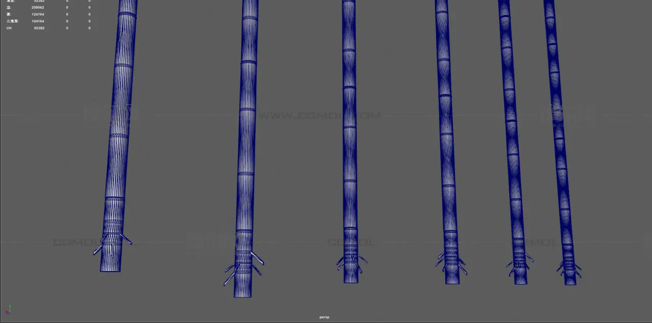 甘蔗 蔗糖植物 农作物塌陷模型
