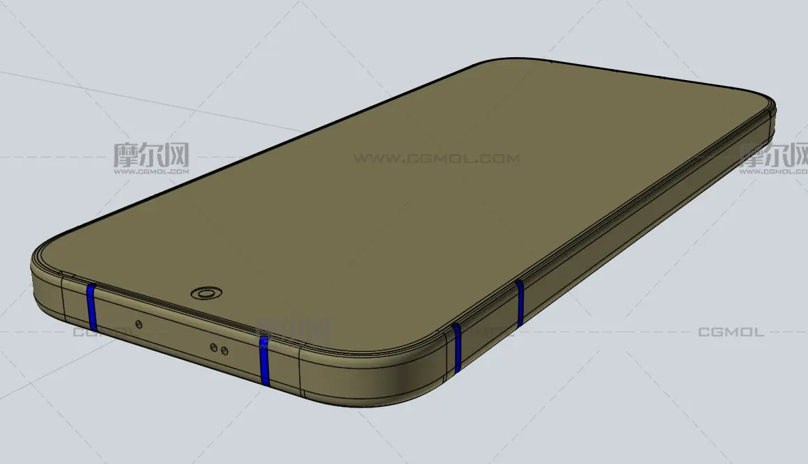 vivo s60标准版手机stp模型