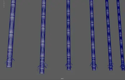 甘蔗 蔗糖植物 农作物塌陷模型