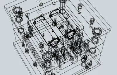 水枪玩具外壳模具设计