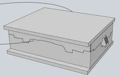 电器内部基座模具设计