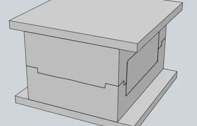 鼠标外壳模具设计