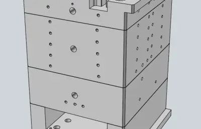 四方桶模具设计