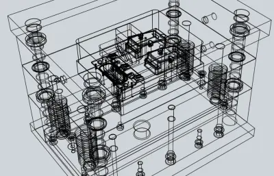 空调内部零件模具设计