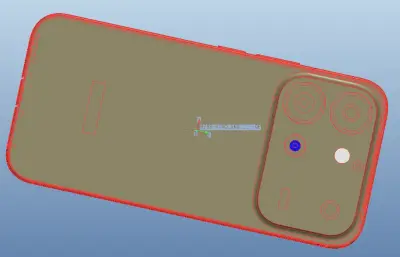 vivo s60标准版手机stp模型