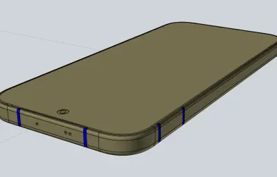 vivo s60标准版手机stp模型