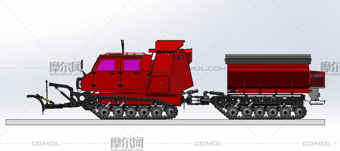 JM8系列履带式全地形抗凝除雪车