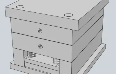 扬声器外壳模具设计