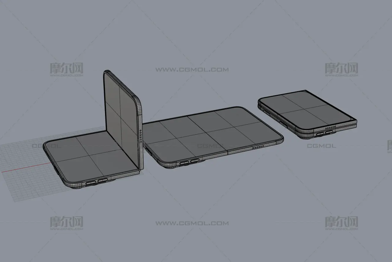 iPhone 18 Fold/iPhone 18 Ultra手机外观rhino模型