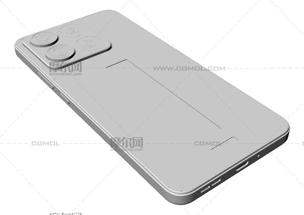 Motorola Edge 70 Max/Lenovo Legion Y70(2026)手机外观rhino模型