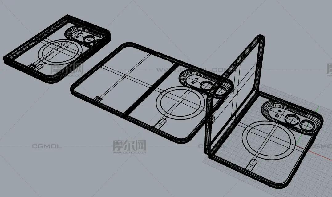 iPhone 18 Fold/iPhone 18 Ultra手机外观rhino模型