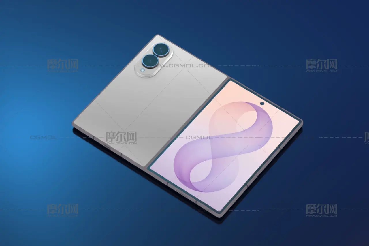 三星Samsung Galaxy Z Flip8/Fold8/Fold8 Ultra手机外观usdz,glb格式模型
