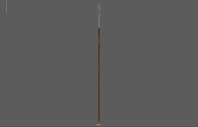 长矛 古代长枪 投掷长矛塌陷模型