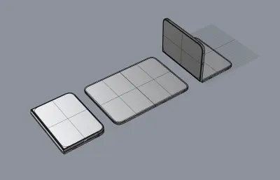 iPhone 18 Fold/iPhone 18 Ultra手机外观rhino模型
