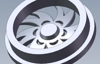 汽车轮毂模型23