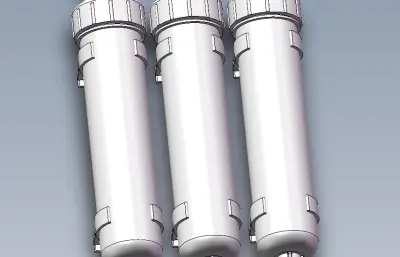 干燥管solidworks模型