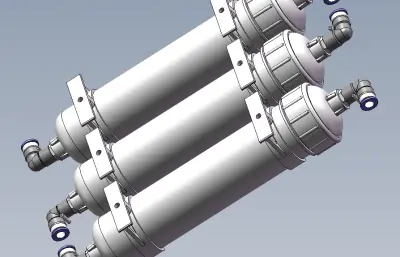 干燥管solidworks模型