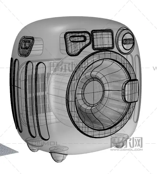 卡通洗衣机 儿童塑料过家家玩具
