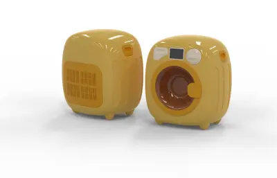 卡通洗衣机 儿童塑料过家家玩具