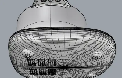 卡通电磁炉,过家家玩具厨具建模渲染