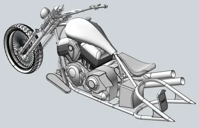 American Express摩托车模型