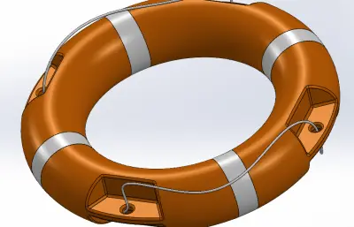 救生圈模型