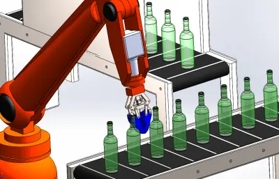 机械手臂装载线