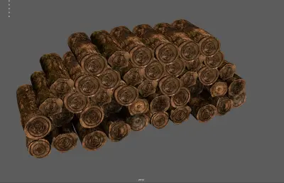木头 柴火 树木圆木 木柴堆