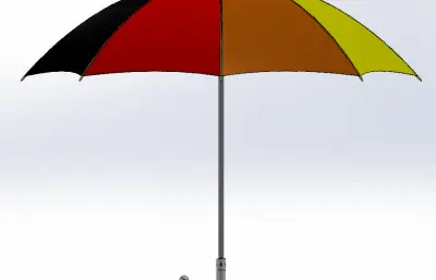伞模型-雨伞10