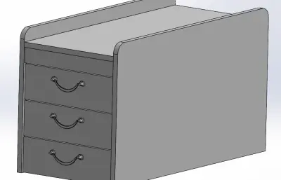 家具模型-抽屉柜