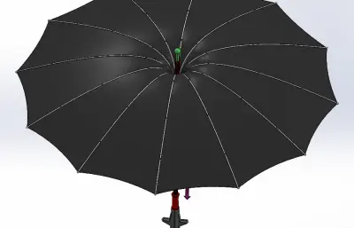 伞模型-雨伞2
