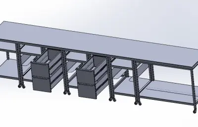 家具 带抽屉长矮柜