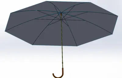 伞模型-雨伞9