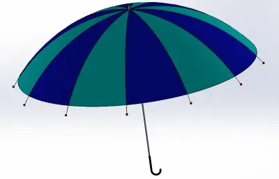伞模型-雨伞6