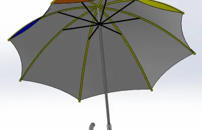 伞模型-雨伞13
